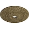 Ekena Millwork Vaduz Medallion (Canopies up to 3 1/2"), 23 1/2"OD x 3 1/2"ID x 2 1/8"P, Mississippi Mud Crackle CM23VAMMC - alternate 2
